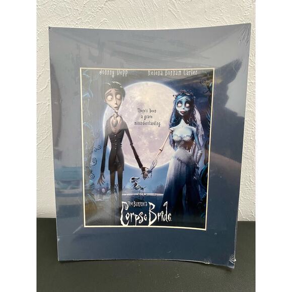 Sealed Tim Burton's Corpse Bride Pictures Bundle, 3 Matted 11 x 14 Photos - Picture 4 of 5